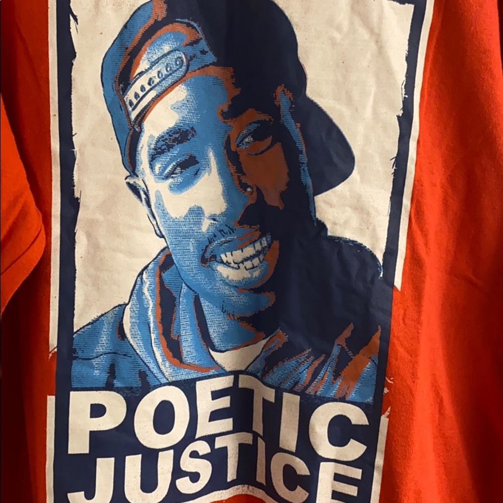 Men’s Poetic Justice Tupac Tee Small - Picture 2 of 6